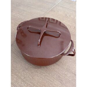 Vintage Dansk Kobenstyle 1970's 2QT Casserole Dish Lid Brown Model#712 CLEAN